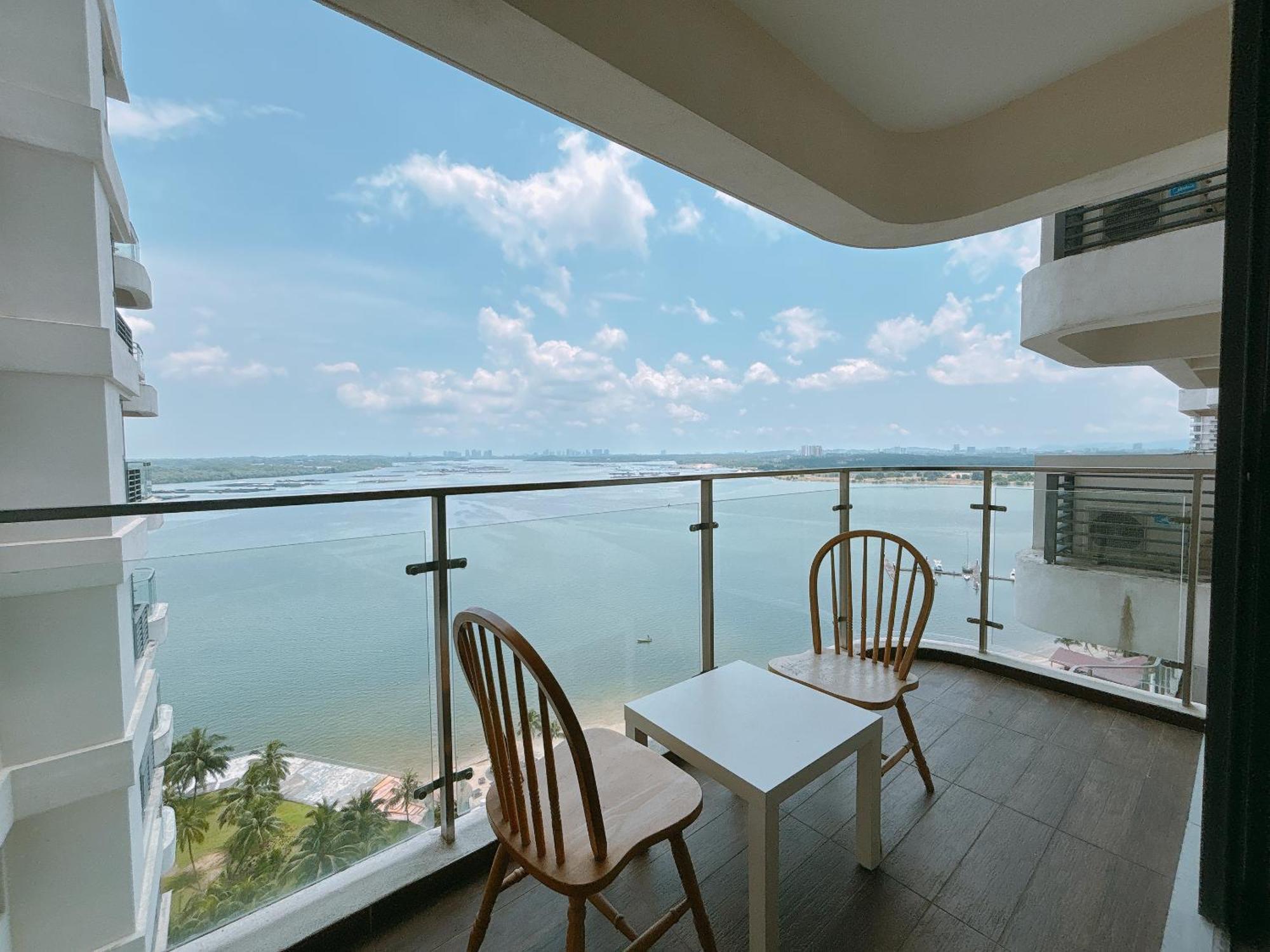 조호르 바루 Country Garden Danga Bay By Lions Bay 아파트 객실 사진