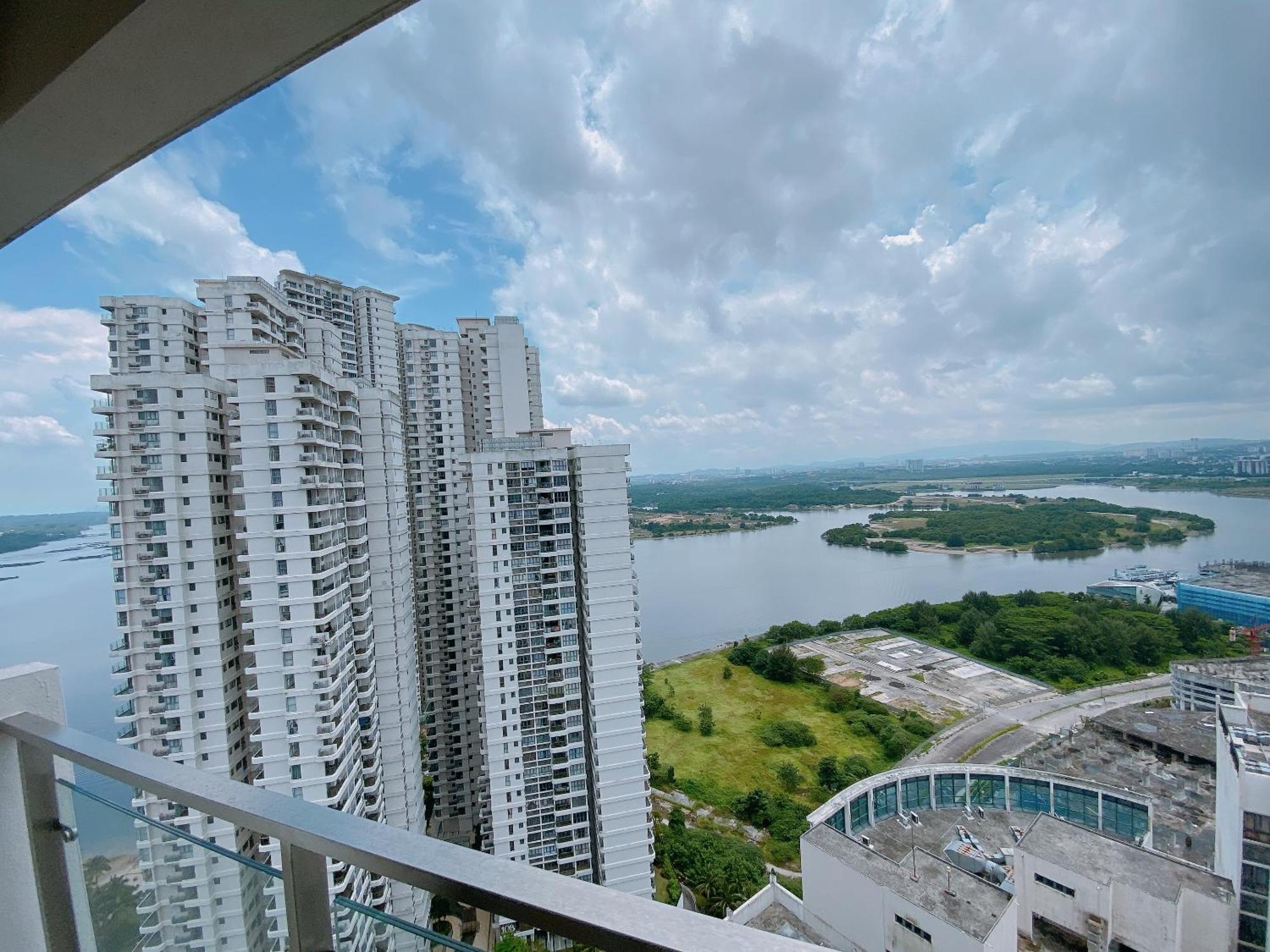 조호르 바루 Country Garden Danga Bay By Lions Bay 아파트 객실 사진