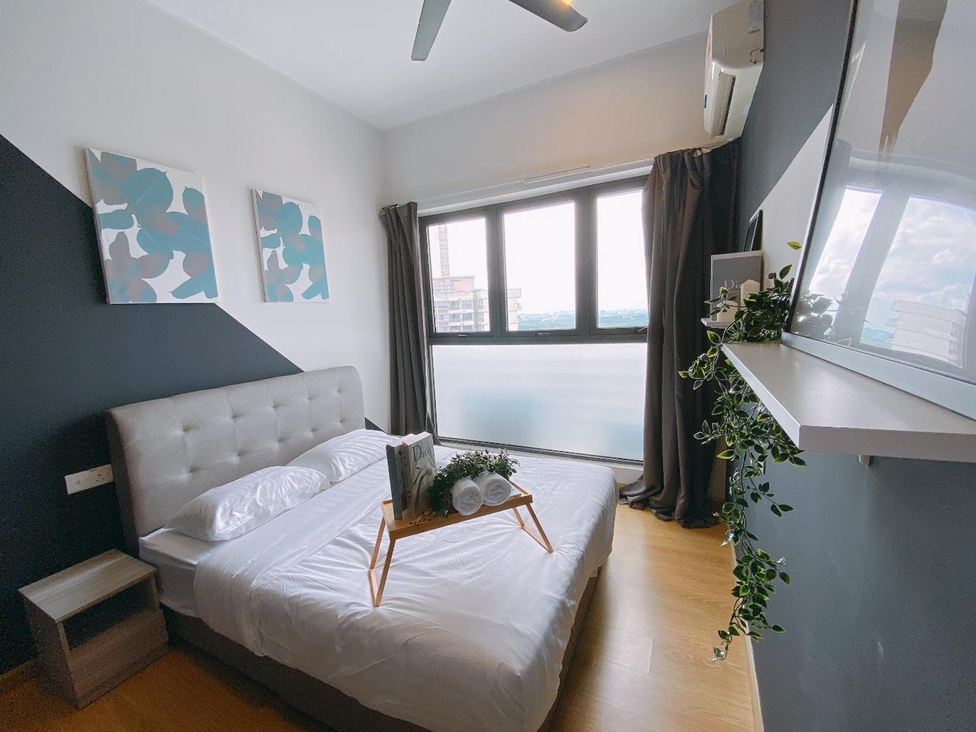 조호르 바루 Country Garden Danga Bay By Lions Bay 아파트 객실 사진