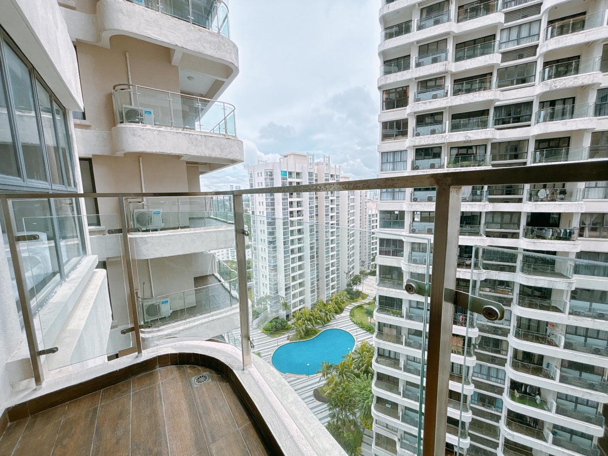 조호르 바루 Country Garden Danga Bay By Lions Bay 아파트 객실 사진